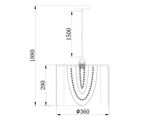 Подвесной светильник Escada 10173/1S Lodore