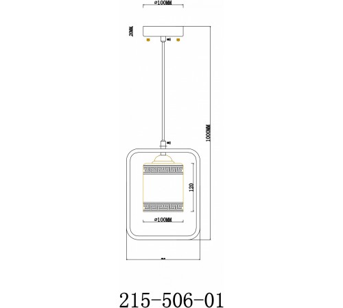 Подвесной светильник Velante 215-506-01