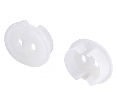 Набор заглушек для профиля с отверстием Arlight 039301 ARH