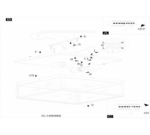 Накладной светильник Eglo 49392 Charterhouse