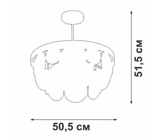 Люстра на штанге Vitaluce V5882-8/6PL V5882