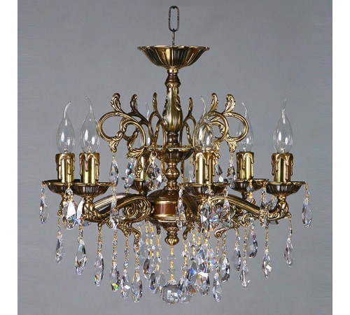 Подвесная люстра Ambiente by Brizzi 2128/6 PB Tear Drop Leon