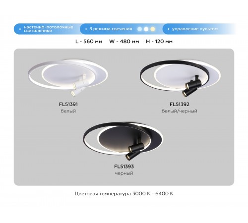 Накладной светильник Ambrella Light FL51391 FL