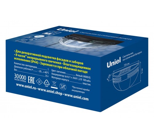 Накладной светильник Uniel UL-00011591 USL-F-251