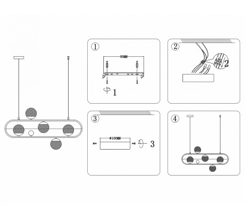 Подвесной светильник Ambrella Light TR5433 TR