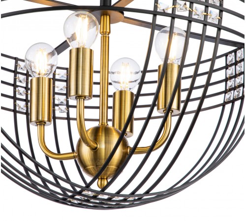 Светильник на штанге Indigo 10001/4C Black Fresco