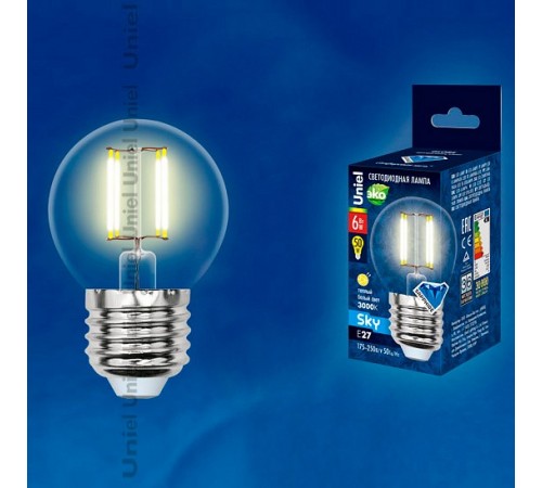 Лампа светодиодная Uniel UL-00000196 CL PLS02WH