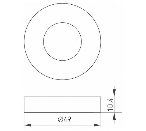 Рамка на 1 пост Arlight 024930 Deck