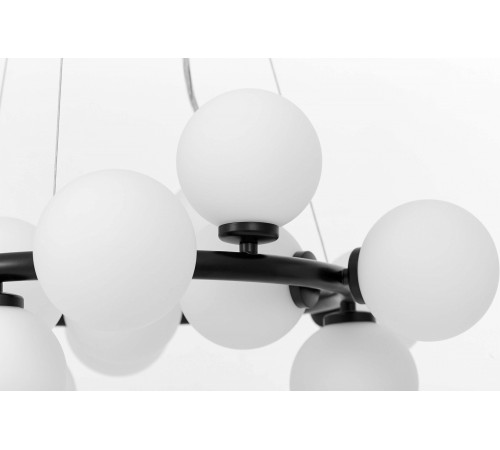 Подвесная люстра LUMINA DECO LDP 6033-15 BK MARSIADA