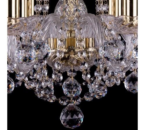 Подвесная люстра Bohemia Ivele Crystal 1402/6/160/G/Balls 1402