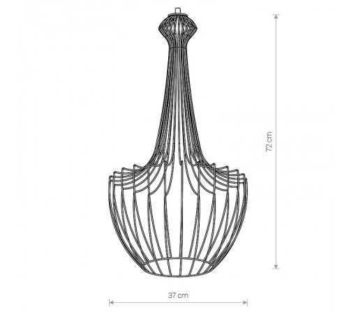 Плафон металлический Nowodvorski 8596 Cameleon Luksor S G