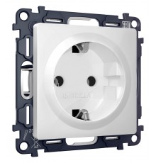 Розетка с заземлением, без рамки Ambrella Volt MA126010 Quant