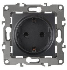Розетка с заземлением, без рамки Эра  12-2101