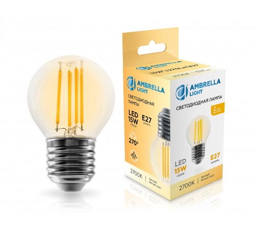 Лампа светодиодная Ambrella Light 451523 G45