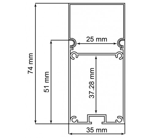 Короб накладной Feron 10377 CAB266