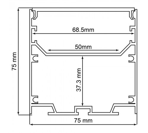 Короб накладной Feron 10376 CAB265