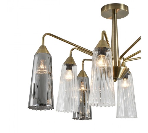 Люстра на штанге Indigo 13028/8R Brass Campana
