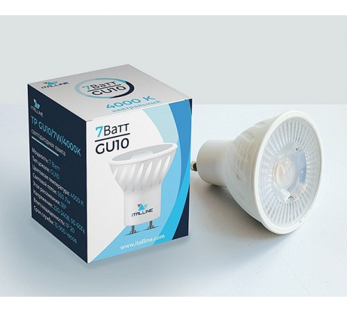 Лампа светодиодная Italline TP GU10/7W/4000K TP