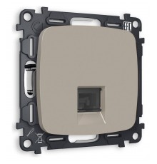 Розетка телефонная RJ-11 со штрокой, без рамки Ambrella Volt MO372030 Quant