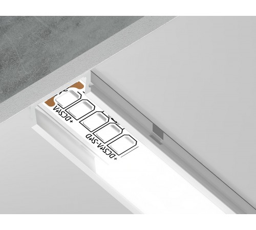 Профиль накладной Ambrella Light GP1700WH GP