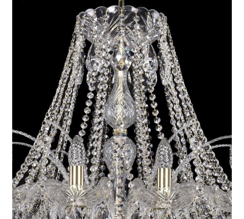 Подвесная люстра Bohemia Ivele Crystal 1411/20/400/G 1411