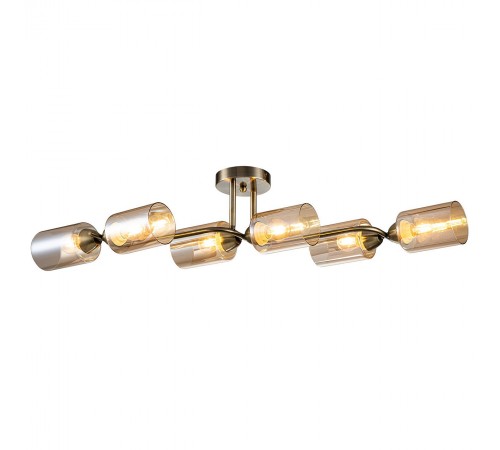Люстра на штанге Escada 1110/6P Bronze Bungarus