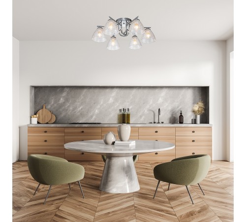 Потолочная люстра Escada 659/6PL Chrome Adonis