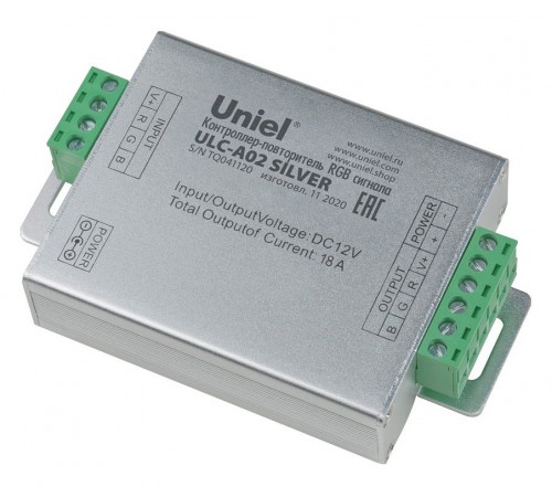 Контроллер-регулятор цвета RGB Uniel UL-00008010 ULC-A02
