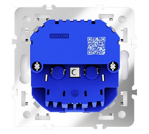 Розетка с заземлением и со шторкой и 2хUSB type A и C, без рамки Voltum VLS040502 S70