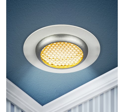 Встраиваемый светильник Эра KL109 WH/SL