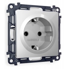Розетка с заземлением, без рамки Ambrella Volt MA406010 Quant