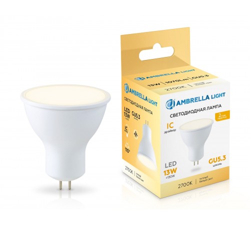 Лампа светодиодная Ambrella Light 161303 MR16