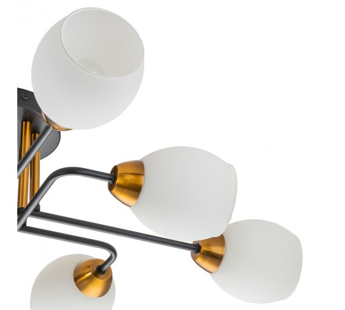 Люстра на штанге Escada 1132/8P Black Hope