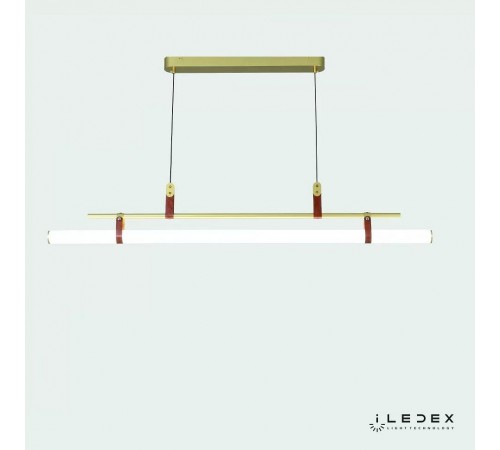Подвесной светильник iLedex 9498P-46W-3000K GL-BR-WH Zoom