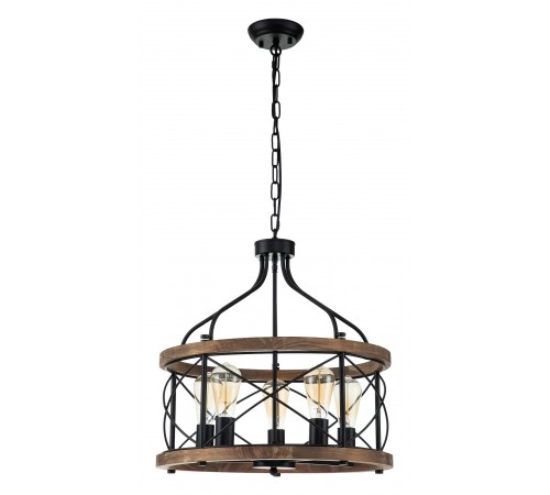 Подвесная люстра Indigo 10017/5P Black Camino