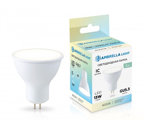 Лампа светодиодная Ambrella Light 161304 MR16