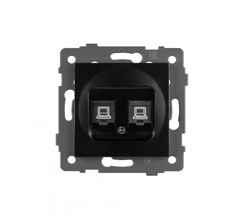 Розетка двойная RJ-12 и Ethernet RJ-45, без рамки Arlight 49853 SCT