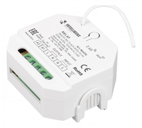 Контроллер-выключатель Wi-Fi для смартфонов и планшетов Arlight 046074 INTELLIGENT