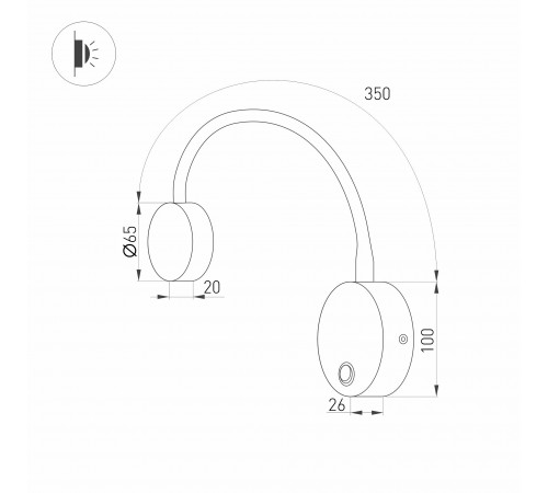 Бра Arlight 029628 SON
