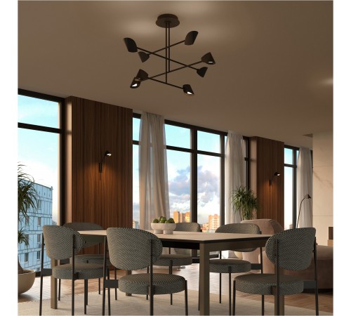 Люстра на штанге Mantra 7578 Capuccina