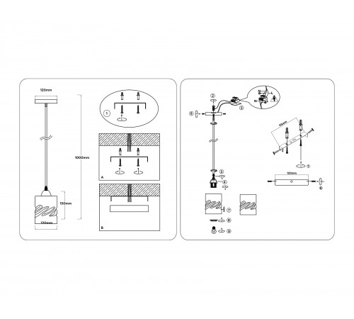 Подвесной светильник Ambrella Light TR3409 TR