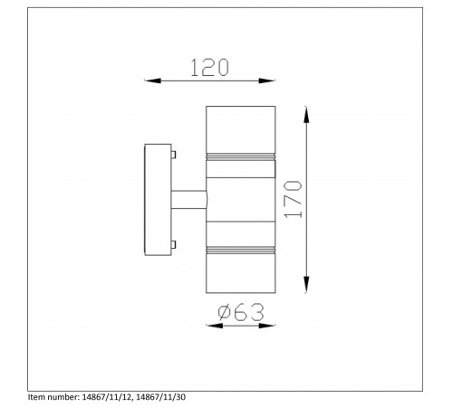 Светильник на штанге Lucide 14867/11/30 Arne-Led