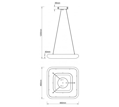 Подвесной светильник Escada 10259/1LED Soft