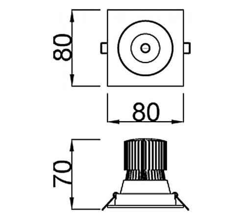 Встраиваемый светильник Mantra C0080 Formentera