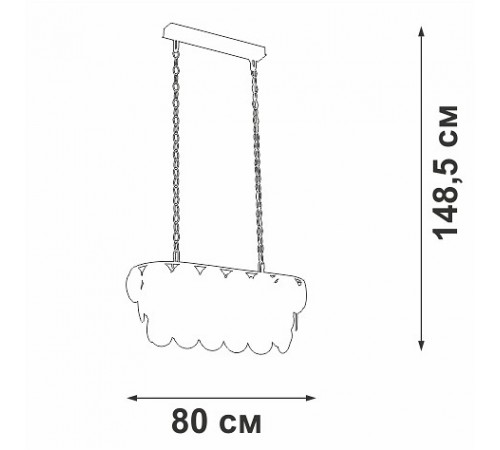 Подвесная люстра Vitaluce V58340-8/18 V58340