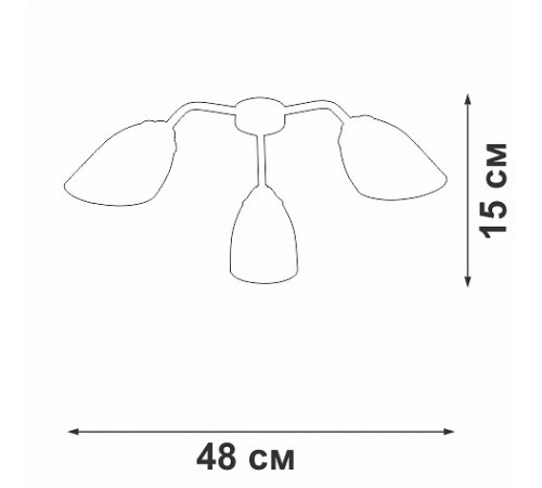 Потолочная люстра Vitaluce V31950/3PL V31950