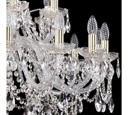 Подвесная люстра Bohemia Ivele Crystal 1411/16+8/360/G 1411