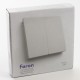 Выключатель беспроводной двухклавишный Feron Saffit 41129 TM82