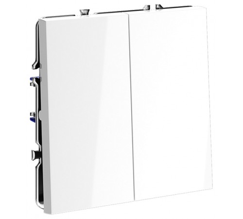 Выключатель двухклавишный без рамки Voltum VLS020601 S70