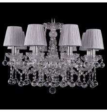 Подвесная люстра Bohemia Ivele Crystal 1413/8/200/Ni/Balls/SH6 1413